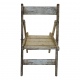 Old wooden folding chair (5191) +/- 40 H80cm
