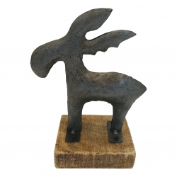 Iron moose L 17x23cm(5678)