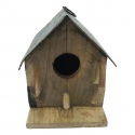 Birdhouse iron/wood 20x20cm (5252)
