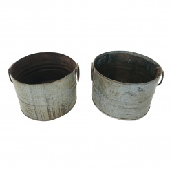 Iron bucket ears D28/H21cm(5537)
