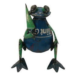 Frog sitting S umbrella H18cm(5772)