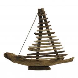 Boat driftwood sail 40cm(3031)