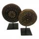 Deco round carved on stand S (3040)