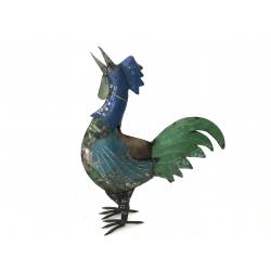 Rooster big old iron 45x60cm.
