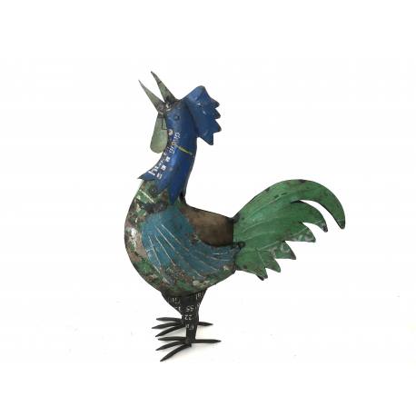 Rooster big old iron 45x60cm.