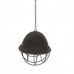 Iron helmet lampshade D30cm