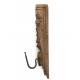 Wooden hanger 1-hook +/_ 20-25cm (7903)
