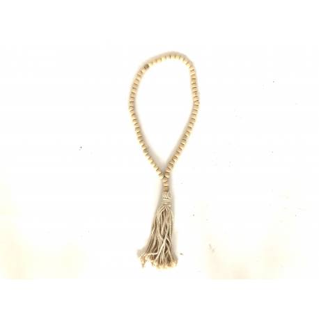 Chain beads naturel 60cm(3342)
