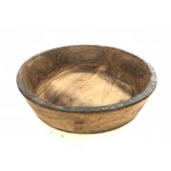 Bowl wood/iron D33(3399)