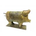 Pig antique 40x10H36cm (3638)
