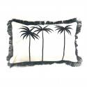 Pillow palm black 50x30cm(3971)