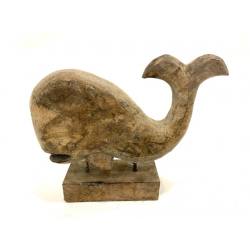 Whale on stand antik (3935)