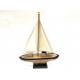 Boat with sail 30cm naturel(7503)