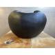 Pot teak black D30H20cm(80294)