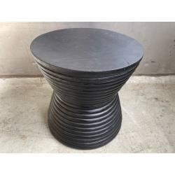 Table diabolo black D40H40cm(80315)